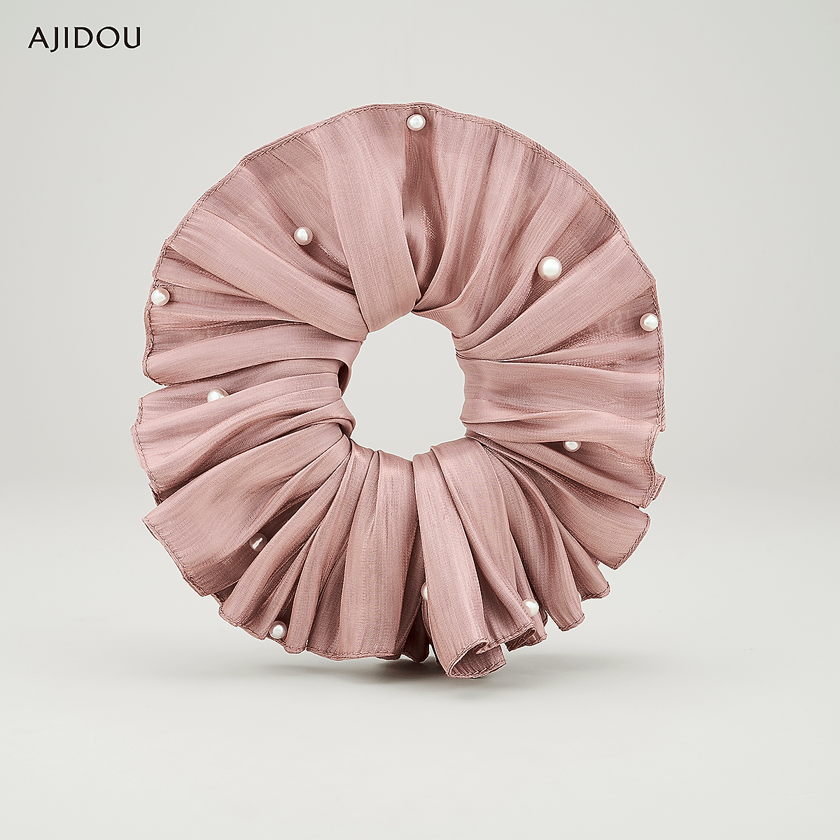 阿吉豆柔美时尚发圈奶油甜心芭蕾风丝带蝴蝶结大肠发圈超仙森系生日礼物 樱花粉 1个 京东折扣/优惠券