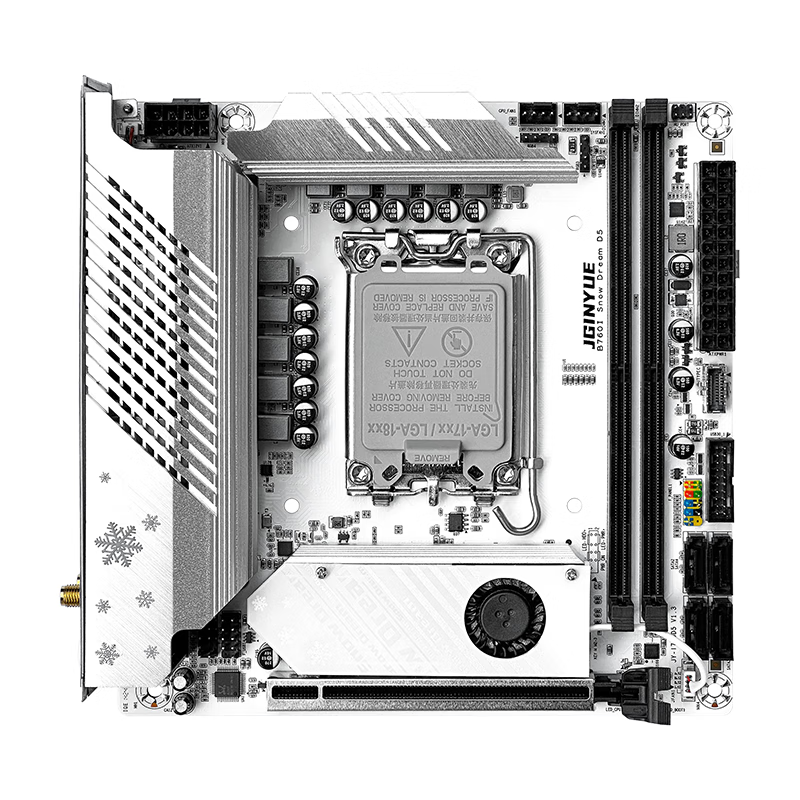 精粤 B760I Snow Dream D5 雪梦迷你ITX 图 4