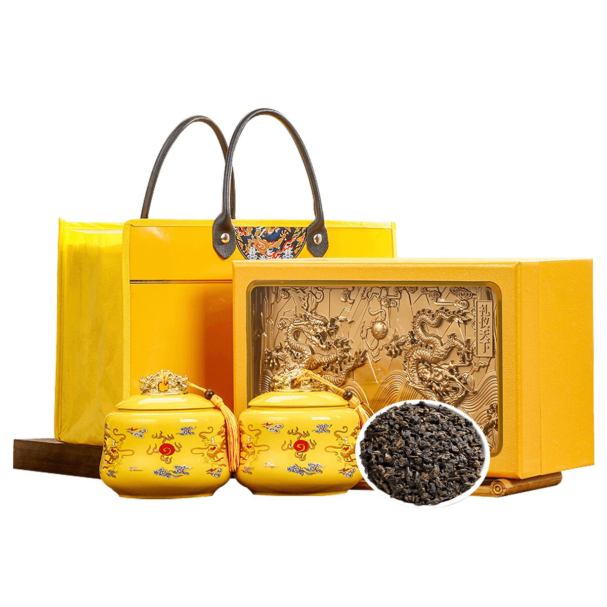 令心存炭焙铁观音安溪浓香型茶叶高山乌龙茶陶瓷礼盒装节日送礼送长辈