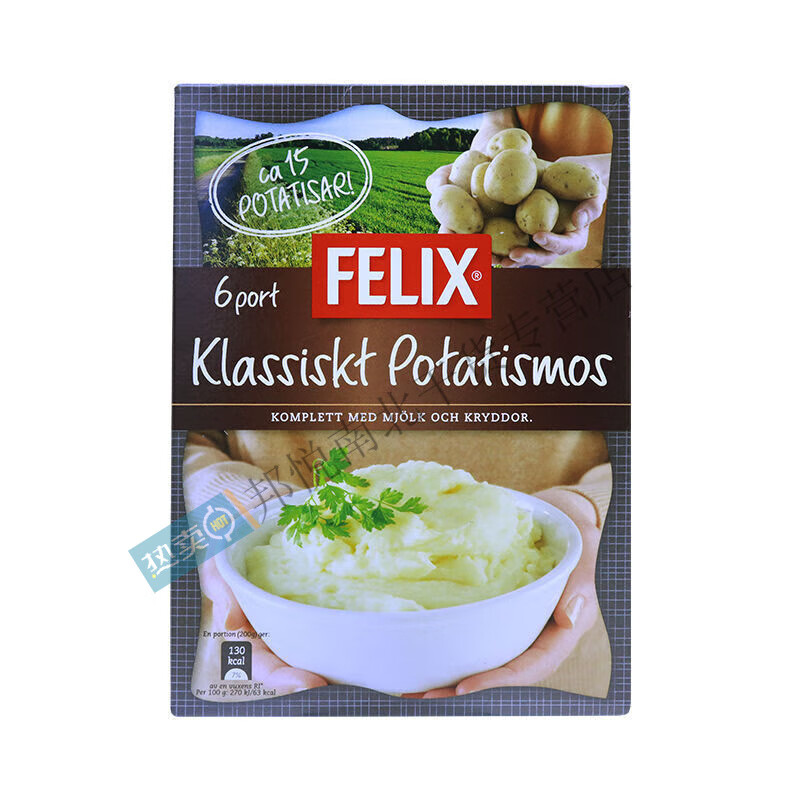 進(jìn)口菲力斯Felix經(jīng)典土豆泥預(yù)拌粉早餐即食懶人速食 瑞典進(jìn)口土豆泥220g