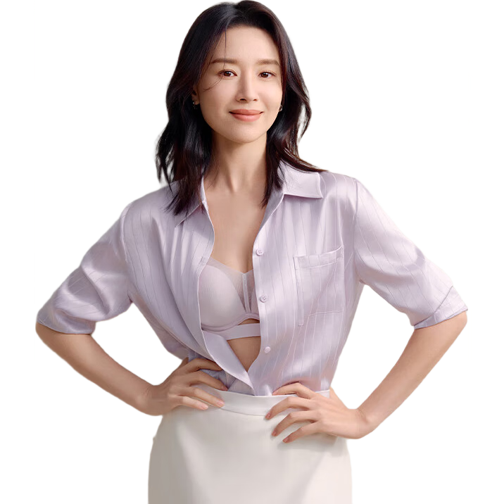 愛(ài)慕【董潔同款】?jì)纫屡畼O光貼貼春夏中厚隱孔文胸小胸聚攏七夕禮物