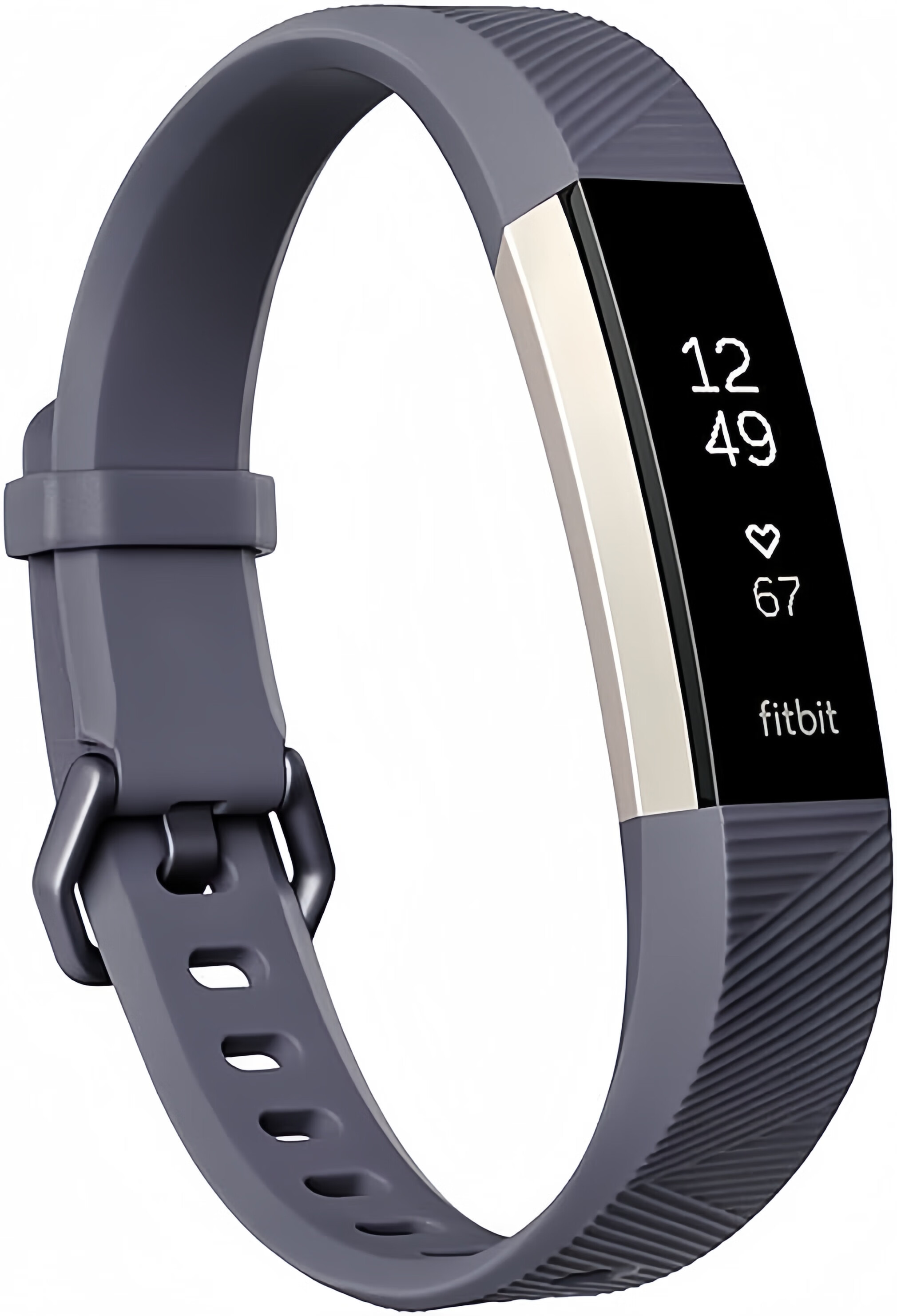 Fitbit Alta HR Charge 2智能手环心率运动计步器健身睡眠来电GPS Altahr盒装蓝灰S