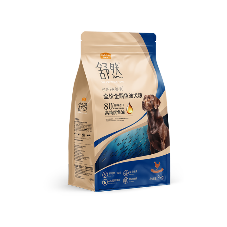 麥富迪狗糧 舒然魚油狗糧成幼犬糧比熊貴賓美毛高蛋白 鮮雞肉10kg/20斤