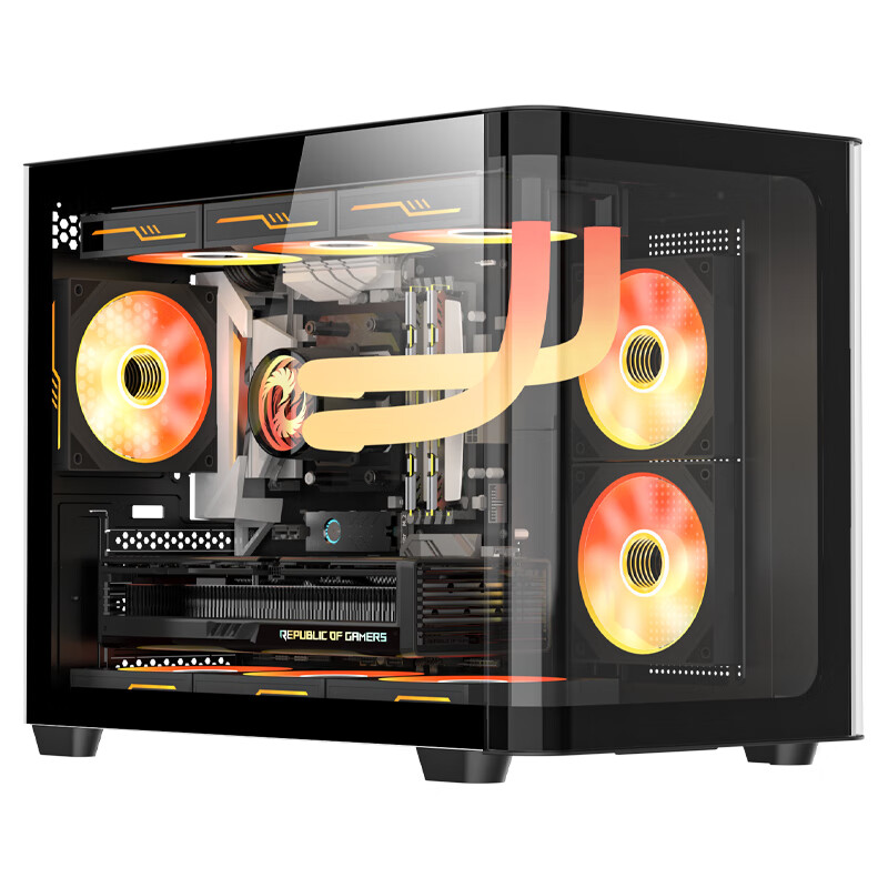 ǣGreat WallӽS11ɫ䣨沣/M-ATX/ֱ/9λ/360ˮλ/˫ֲ/֧5080Կ