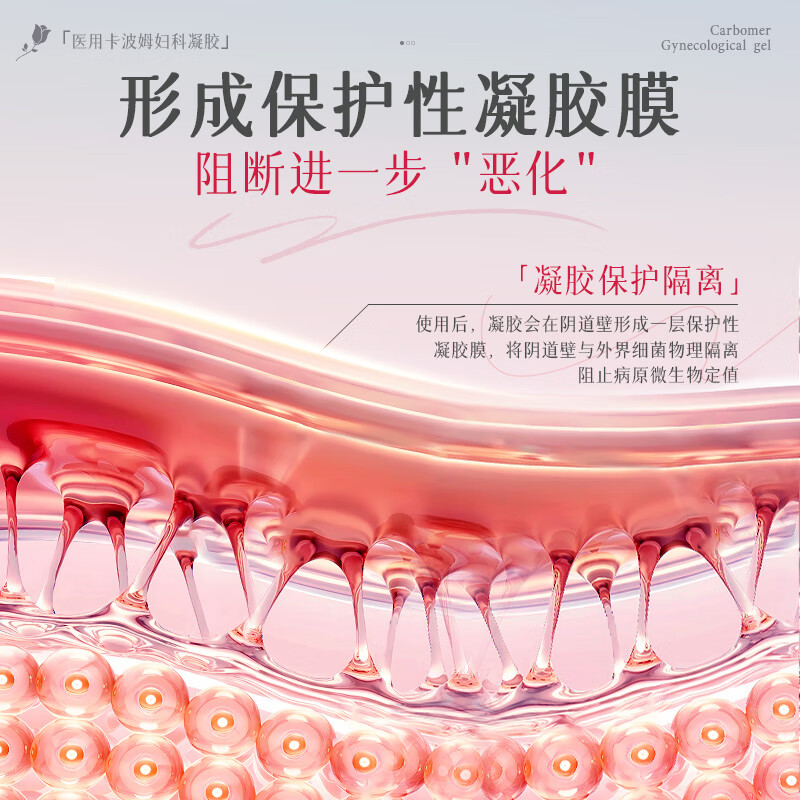 毓婷妇科炎症医用卡波姆抑菌凝胶阴道炎宫颈炎私处骚扰 【5盒】15支装卡波姆妇科凝胶