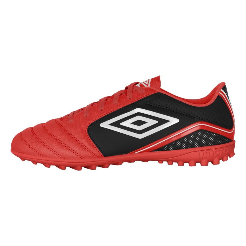 茵寶（Umbro） 男童足球碎釘鞋 圓頭運(yùn)動(dòng)鞋 輕便透氣 Red/White/Black 6 Little Kid