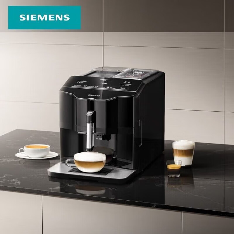 西门子（SIEMENS）意式全自动独立式咖啡机TI35A809CN 黑色
