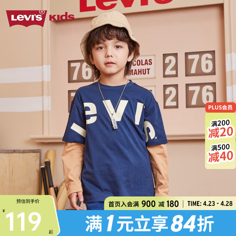 Levi's��ά˹ͯװ�������ͯT����ͯ��2��ײɫ����� ����� 110 /52 ����������98-104cm��
