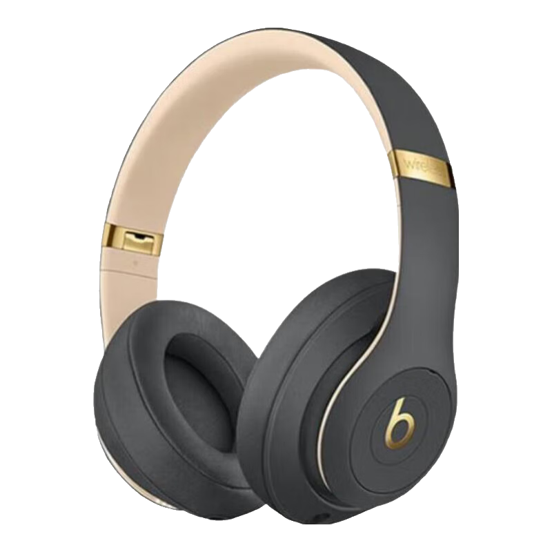 Beats Studio3 录音师3头戴式无线蓝牙运动耳机魔音苹果降噪耳麦 魅影灰 简装99新（运输包装破损无包装）