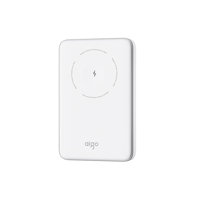 aigo愛(ài)國(guó)者3C認(rèn)證磁吸支架無(wú)線充電寶20W快充10000毫安大容量magsafe移動(dòng)電源可上飛機(jī)適用蘋(píng)果17手機(jī)