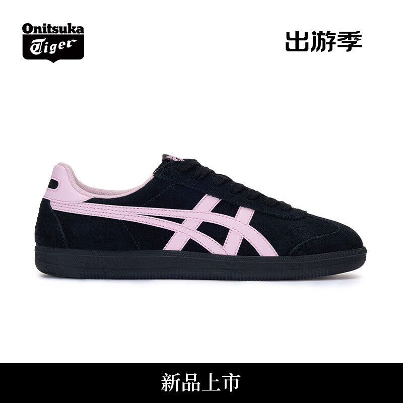 Onitsuka Tiger鬼塚虎春季新款女款复古德训鞋 运动休闲鞋女鞋 TOKUTEN 1183C254 黑色/粉红色 38