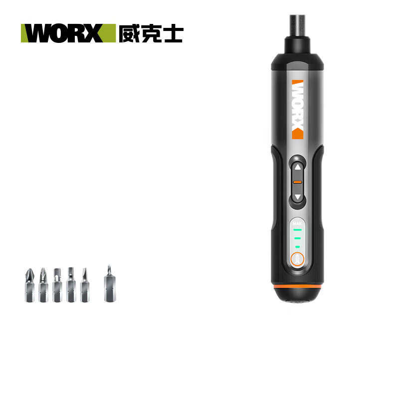 威克士（WORX） 威克士wx242电动螺丝刀小型迷你充电式自动起子机多功能电批工具 WX240.7（带六支批头） 75.65元(含国补)