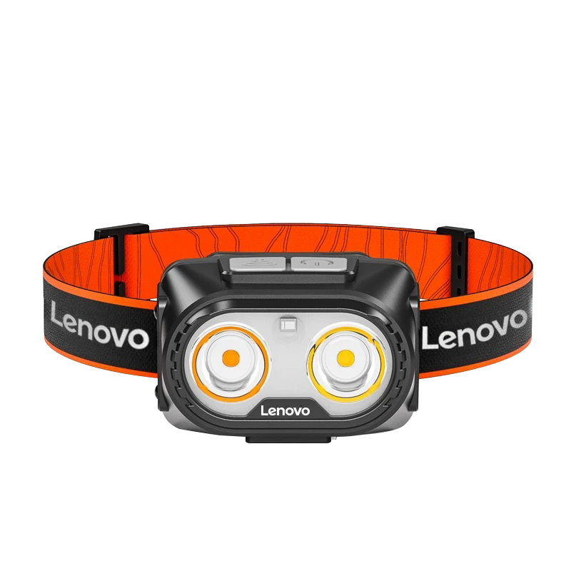联想感应头灯夜钓强光露营灯充电超亮远射钓鱼防水矿灯头戴式赶海灯