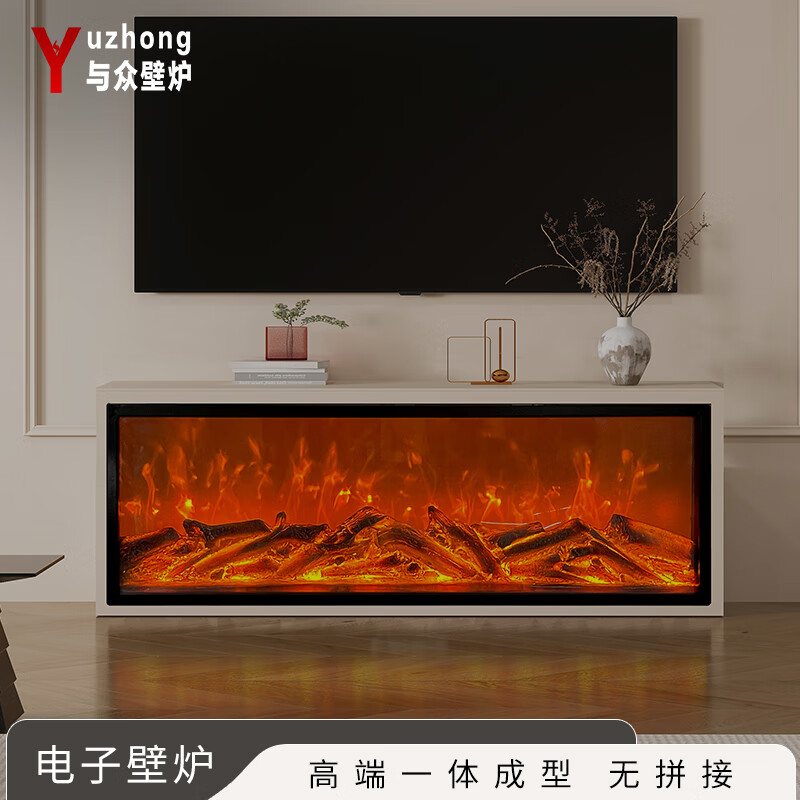 與眾定制電子壁爐仿真火取暖器家用裝飾客廳火焰嵌入式壁爐芯 長(zhǎng)800*高700*厚180（裝飾款）