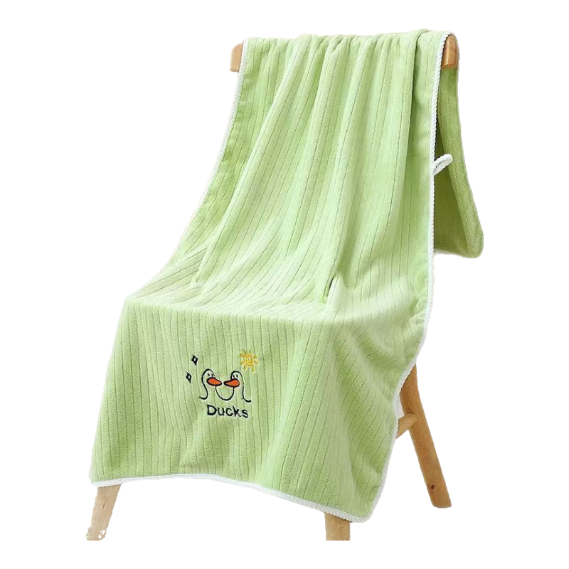 儿童毛巾浴巾柔软吸水不掉毛四季款宝宝洗澡巾婴儿盖毯包巾幼儿园 米黄色 儿童毛巾25cm*50cm【1条装】