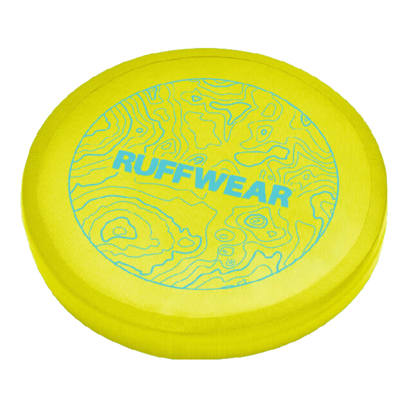 拉夫威爾ruffwear坎普飛盤寵物狗狗玩具小型犬泰迪柴犬金毛幼犬訓(xùn)狗神器 苔蘚綠 L