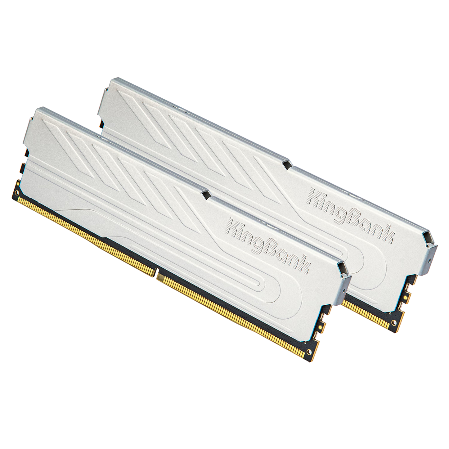金百达（KINGBANK）32GB(16GBX2)套装 DDR5 6000 台式机内存条海力士M-die颗粒 银爵 C30 Deepseek硬件