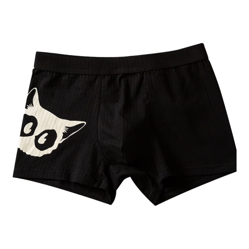 寶蓋丁石墨烯抗菌男士內褲男平角 純棉襠寬松透氣大碼秋冬男式四角褲 石墨烯抗菌 灰藍+豆綠+草綠 3條 2XL 建議135-155斤