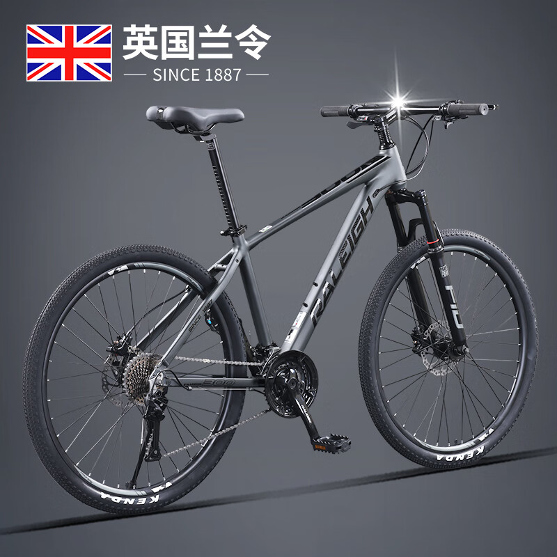RALEIGH���MT300����ɲɽ�����г���ʿ���Ͻ�·��������ŵѧ��ͨ�� ��Ӱ�ҡ������͵�+����ǰ�桿 27.5Ӣ�磨175-190��cm 27��-��ͼ