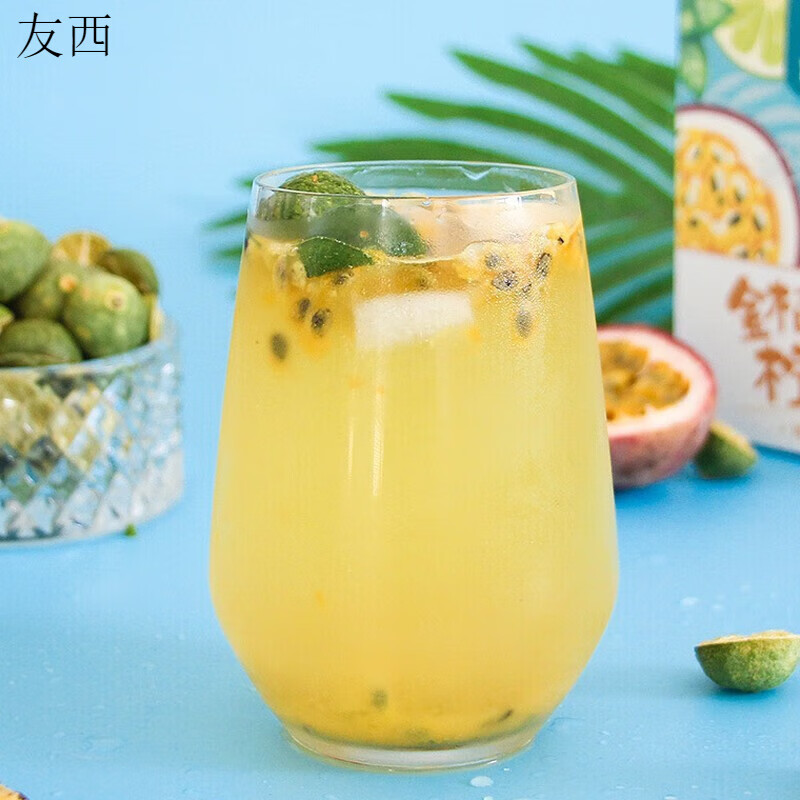 寄漪花果茶金桔柠檬百香果茶水果茶网红茶包柠檬片即泡冷泡茶 * 青桔柠檬百香果茶 10g 5包