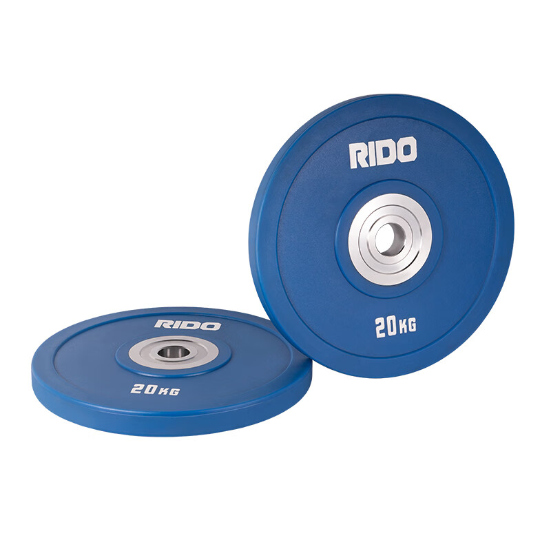 力動(dòng)（RIDO）商用競技比賽杠鈴片健身房專(zhuān)用杠鈴片【20KG*2片】不含奧桿