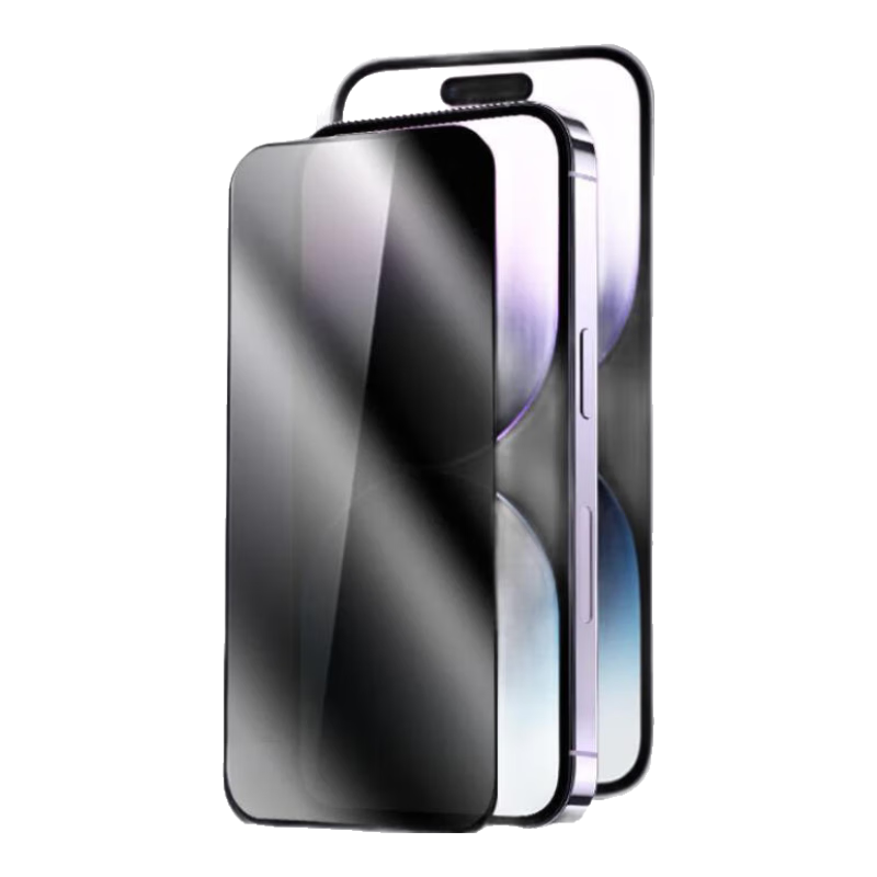 佳匹【4K超透】適用iphone16promax鋼化膜蘋果14/15pro鋼化膜高透超清防窺冰感磨砂電鍍抗指紋手機防摔 進口磨砂1片+神器 iPhone15ProMax