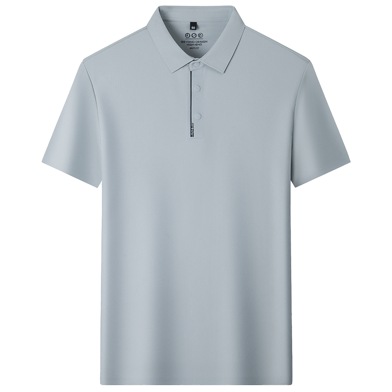 百亿补贴:罗蒙(ROMON)冰丝短袖polo衫男薄款2025夏季新款商务休闲中青年百搭T恤 5T047740黑色 2XL (185) 【建议155-170斤】117元