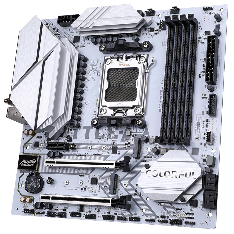 七彩虹 BATTLE-AX B650M-WHITE WIFI 冷钢DDR5 图 6