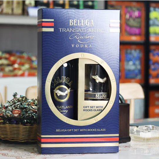 �׾���BELUGA����ɽԭװ���ڰ׾��ƹ���ϵ���������߶˷��ؼ�����Ƹߵ���Ʒ ԭζ 700mL 1�� ���װ ������˰�