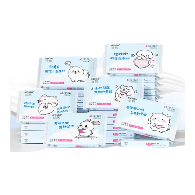 采飘丝飘宝宝乳霜纸 温润保湿婴儿纸巾云柔抽纸面巾纸保湿柔软纸巾 3层 30抽*2包