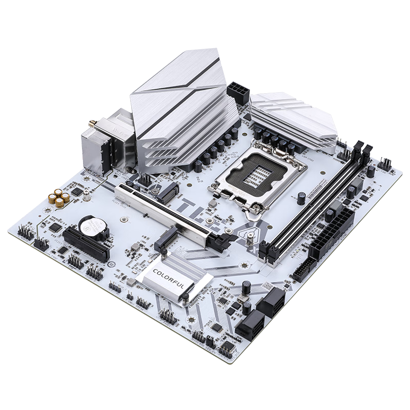 七彩虹 BATTLE-AX B760M-G WHITE WIFI D5 小冷钢DDR5 图 6