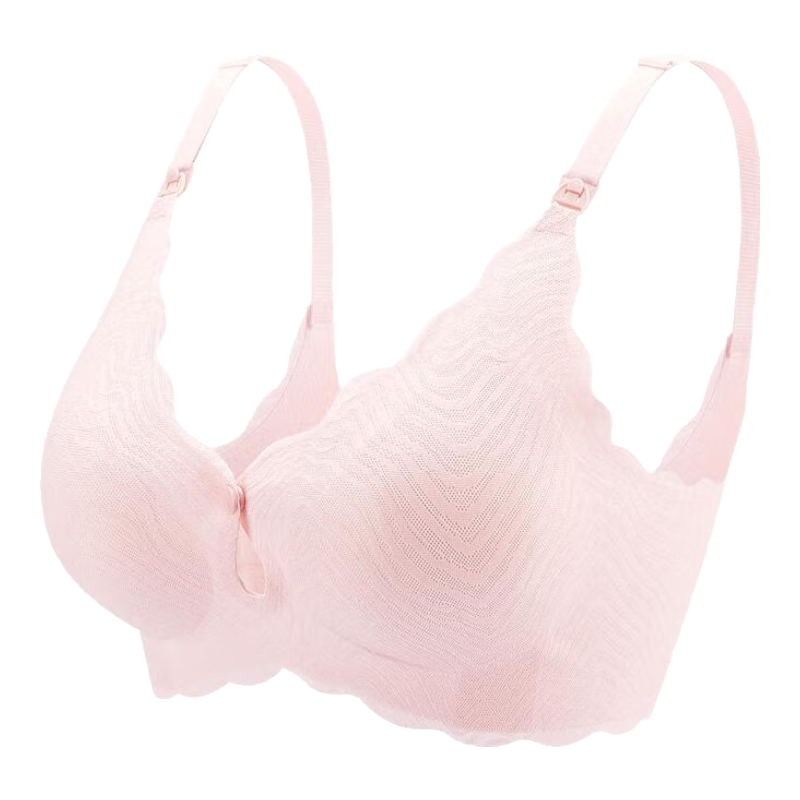 婧麒（JOYNCLEON）哺乳內(nèi)衣孕婦文胸產(chǎn)后喂奶專用聚攏前開(kāi)扣薄款  膚色XL Jwx22716s