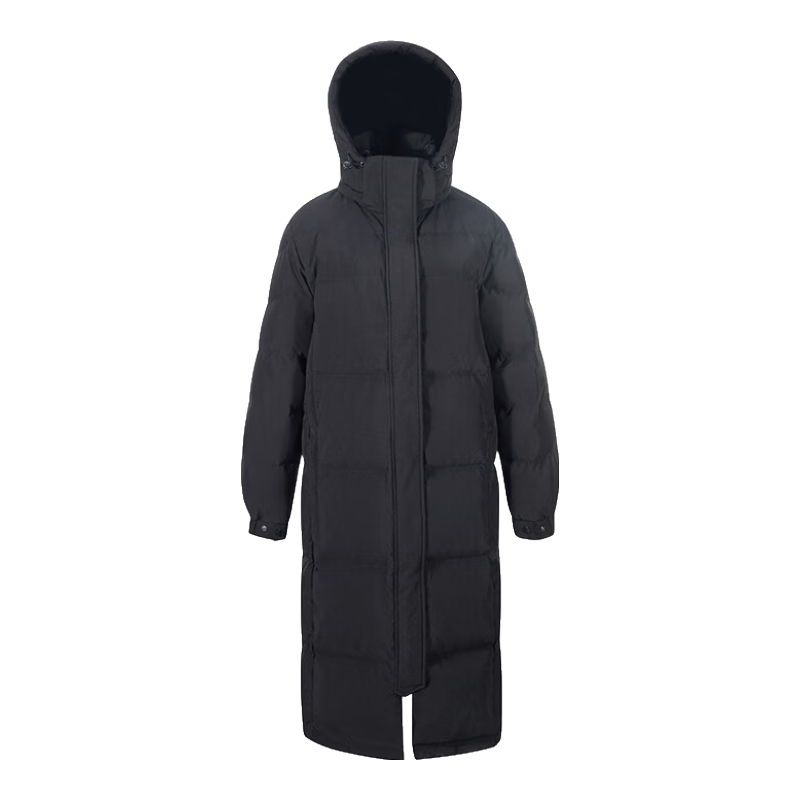 雅鹿 过膝长款 宽松情侣羽绒服 189元包邮