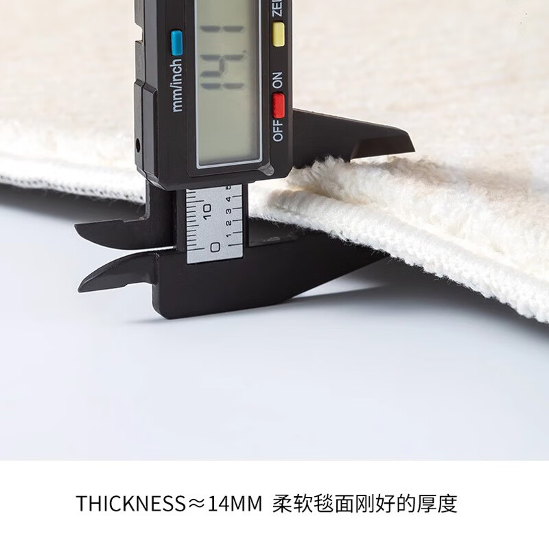 ZSVIP德国轻奢地毯圆形法式奶油风客厅卧室床边毯高级感化妆桌衣帽间毯 TF-201 1件 直径80厘米