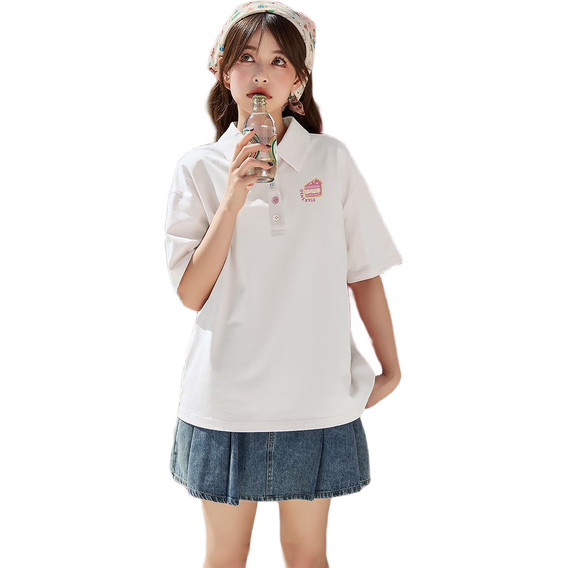 ��ʨ��TonLion��2025��Ů��Ʒӡ������polo ����  XL 