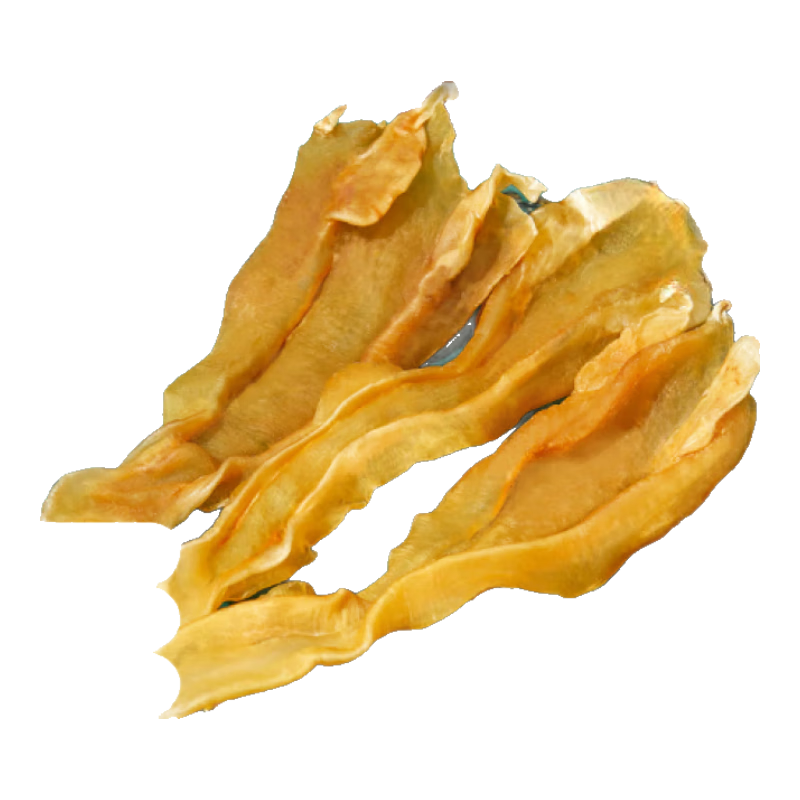 長白山深海白花膠大口 北海公魚膠鳘魚膠深海花膠干貨尖尾母膠魚肚月子 6年老膠7頭北海公500g（7個）