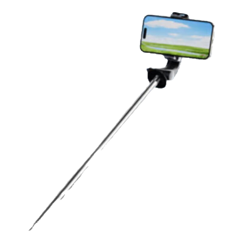 【1.7米全景】自拍杆三脚架伸缩旅行手机支架演唱会拍摄神器加长手持落地短视频360度旋转适用苹果 黑色