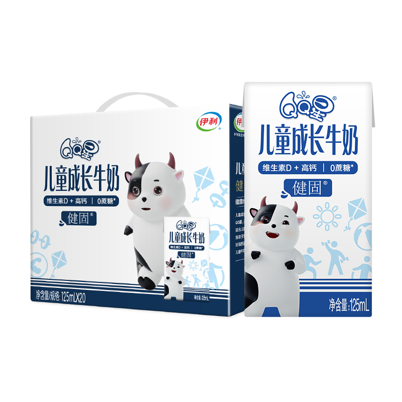 ����QQ�Ƕ�ͯ�ɳ�ţ�̽�����125ml*20��/��  ���װ