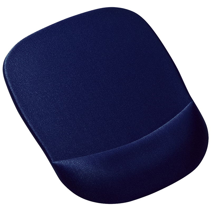 SANWA SUPPLY 慢回彈記憶海綿 鼠標(biāo)墊護(hù)腕 人體工學(xué)腕托腕墊 加厚手托 MPD-MU1N 深藍(lán)色