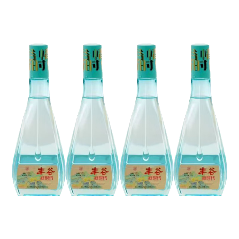 丰谷酒业 丰谷新时代 粮食酒 口粮酒 四川浓香型白酒  45度 500mL 4瓶