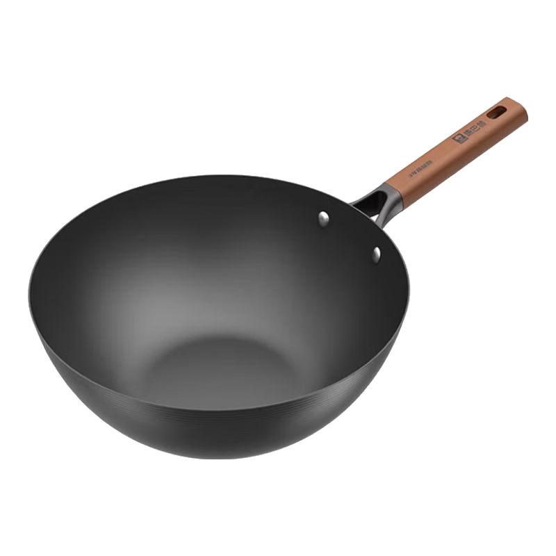 康巴赫炒鍋鐵鍋炒菜鍋具無涂層 32cm