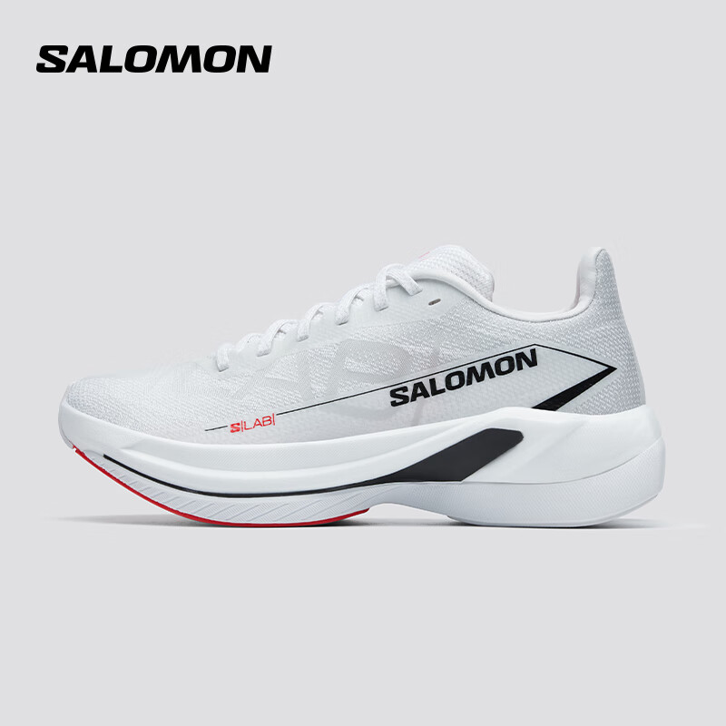 萨洛蒙男女款 户外运动轻量舒适透气稳定助力回弹跑步鞋 S/LAB SPECTUR 白色 473760 38 (UK5丨 38)