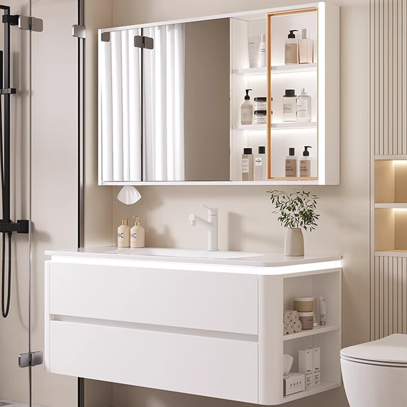 ԡ����ƷԲ����Ͱ���߹�ԡ�ҹ�����մ�һ����ϴ����ϴ����ϴ��̨�辵�� 100cmԲ��������+��Ӧ��ױ����