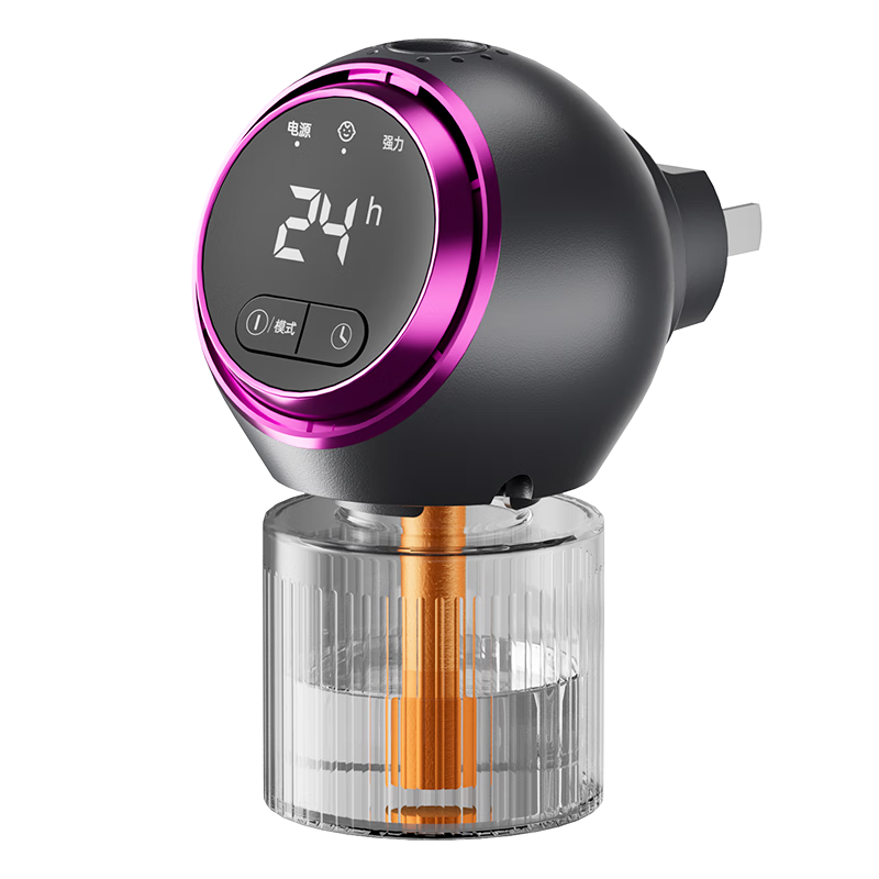 需首购 PLUS包邮: 志高 电蚊香液驱蚊器无烟无味 数显定时灭蚊器 5瓶+1器 29.8元(需领券)包邮