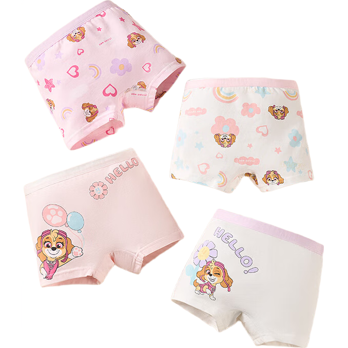 ���ڲ��������������󹦶�ͯ�ڿ�Ůͯ����ƽ�Ƕ̿�3-9��Ůͯ�Ľ��ڿ�4��װ ����ӡ����110 33.9Ԫ