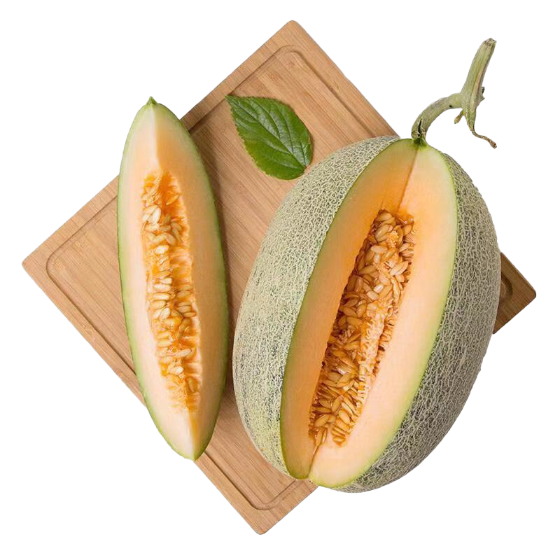 京鲜生 海南哈密瓜 西州蜜/西周蜜 1粒装 单果2.5斤起 生鲜水果