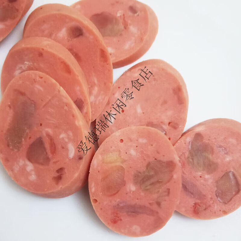食芳溢宾西牛筋肠清真牛肉肠Q弹哈尔滨筋花肠即食熟食包装批发180g 清真牛筋肠180g*6