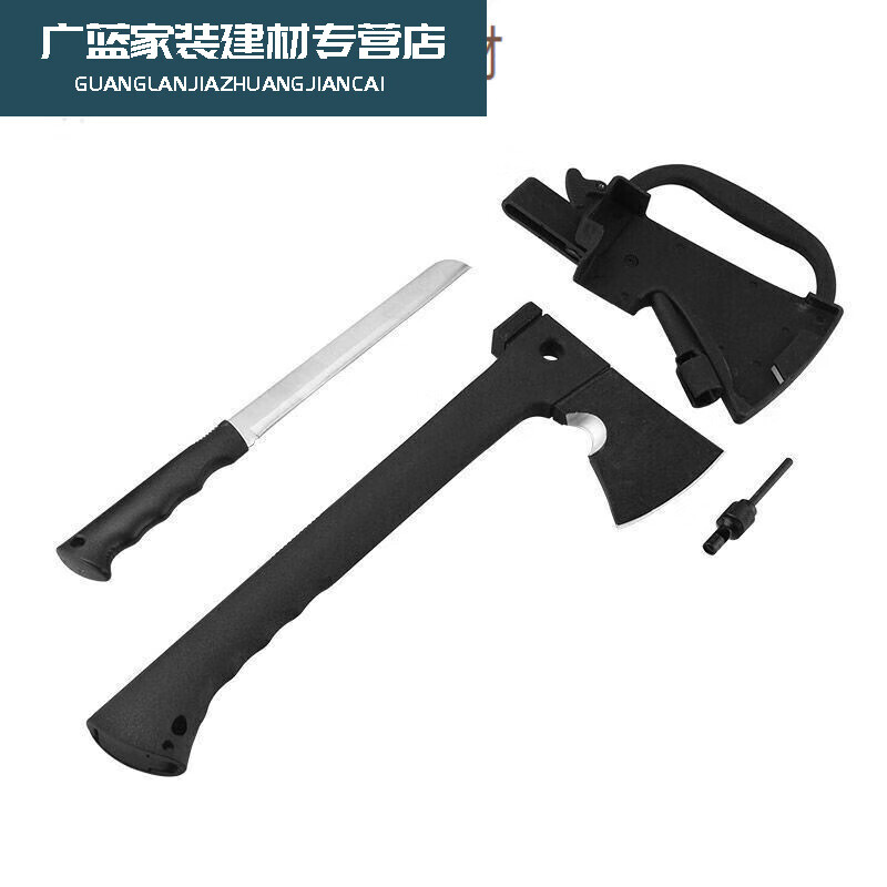 萌依兒新款劈柴斧頭 戶外多功能工兵鏟車載折疊鏟冰鎬斧套 戰(zhàn)術(shù)斧(小刀款)