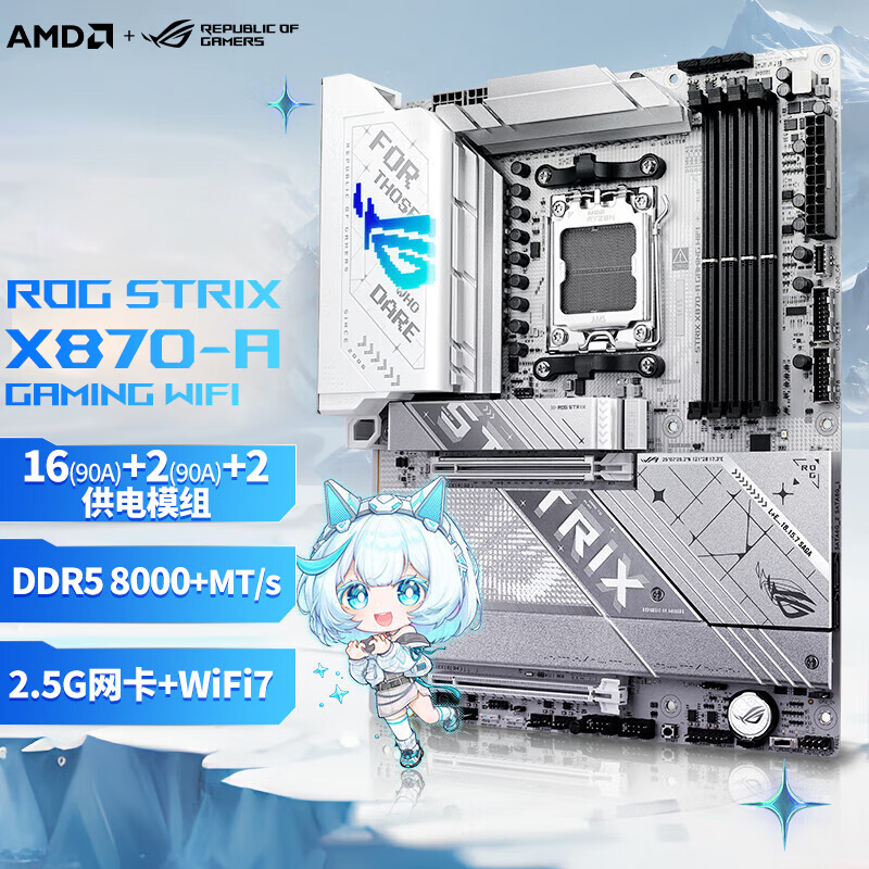 华硕 ROGSTRIX X870-A GAMING WIFI吹雪 图 2