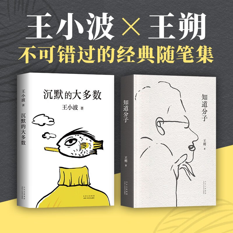 大师智慧 杂文精选 沉默的大多数 知道分子 王小波 王朔不可错过的作品集 精美典藏